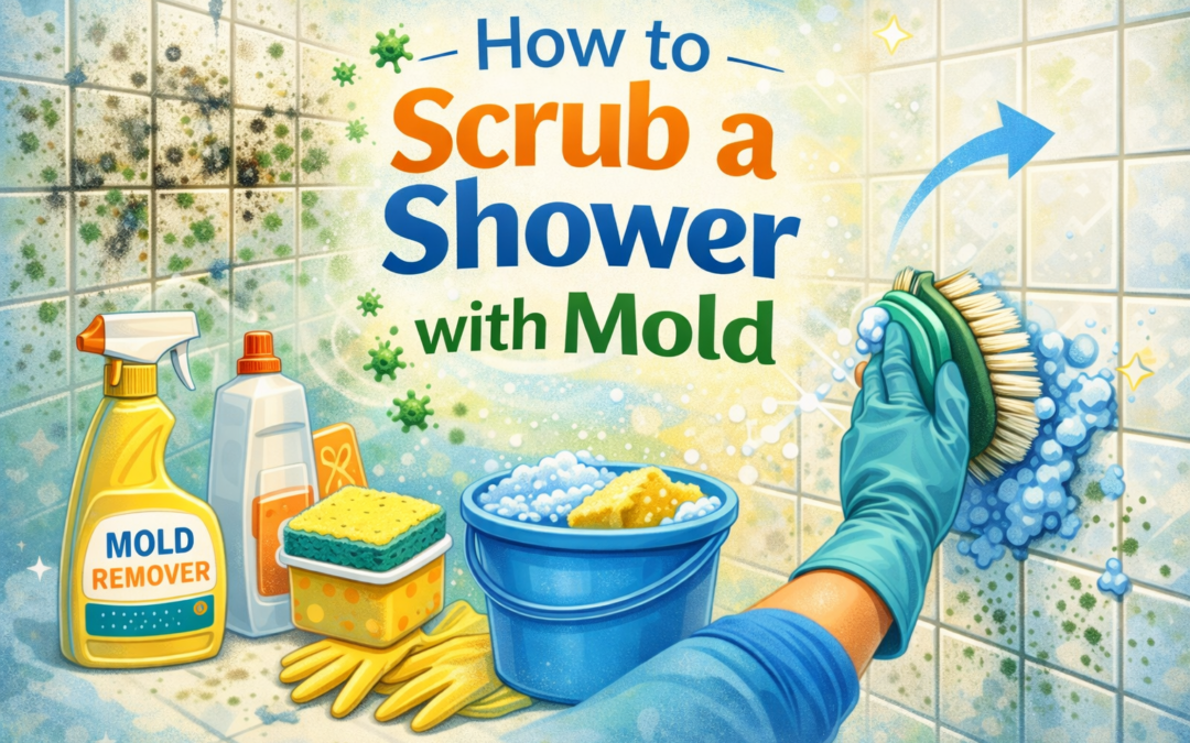 Scrub a Shower with Mold