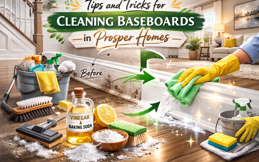 Tips and Tricks for Cleaning Baseboards in Prosper Homes