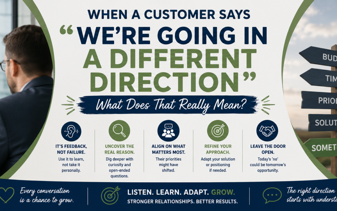 We’re Going in a Different Direction” — What Does That Really Mean?