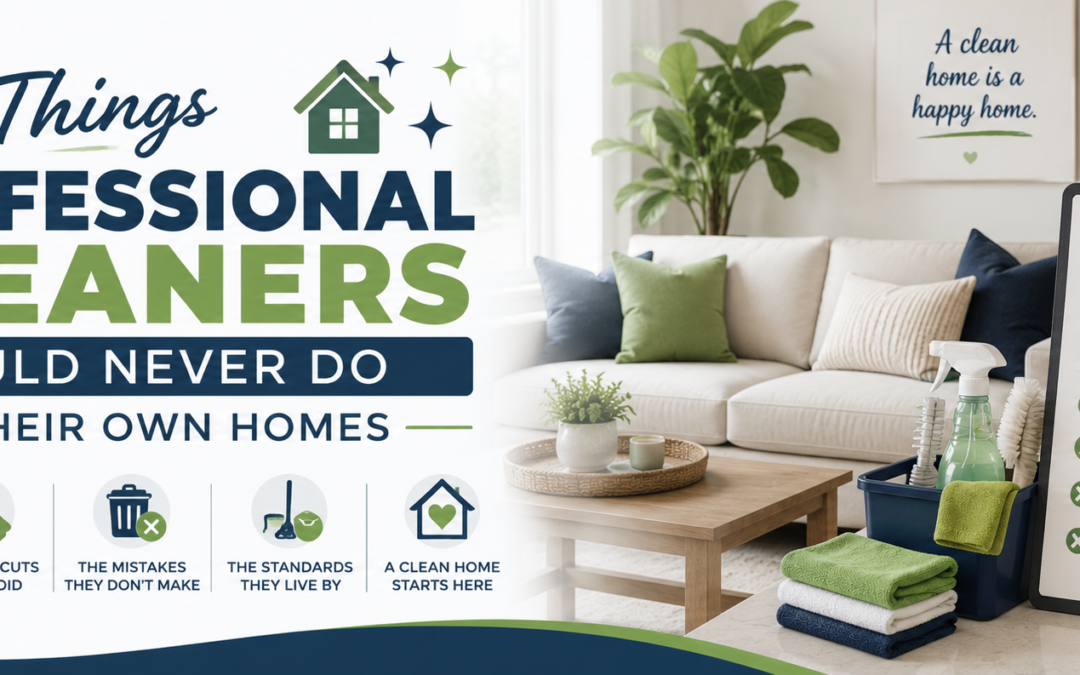 7 Things Professional Cleaners Would Never Do in Their Own Homes