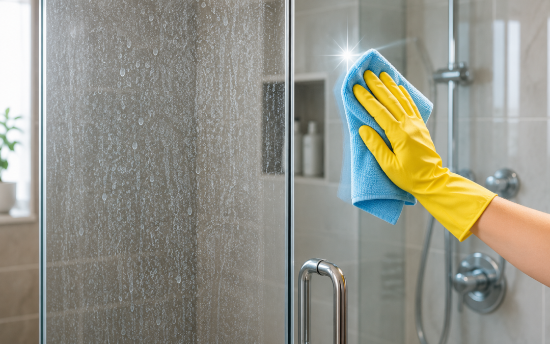 How to Remove Hard Water Spots from Glass Shower Doors Fast