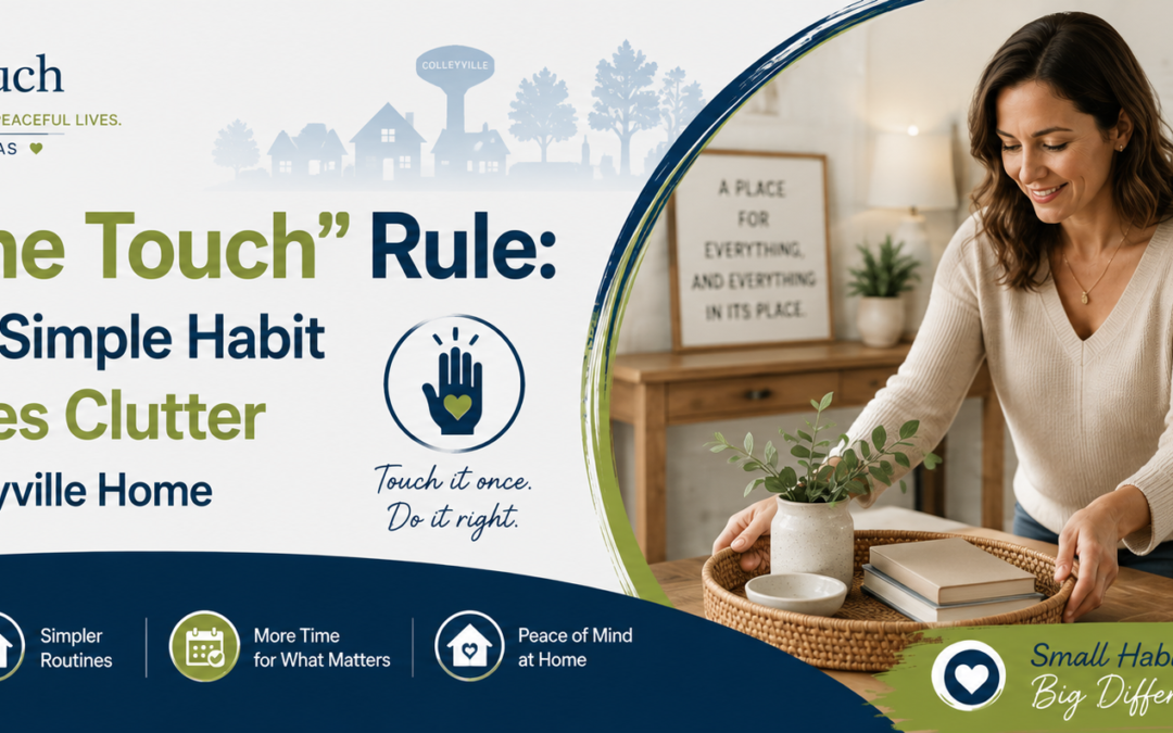 The One Touch Rule for a Clutter-Free Home