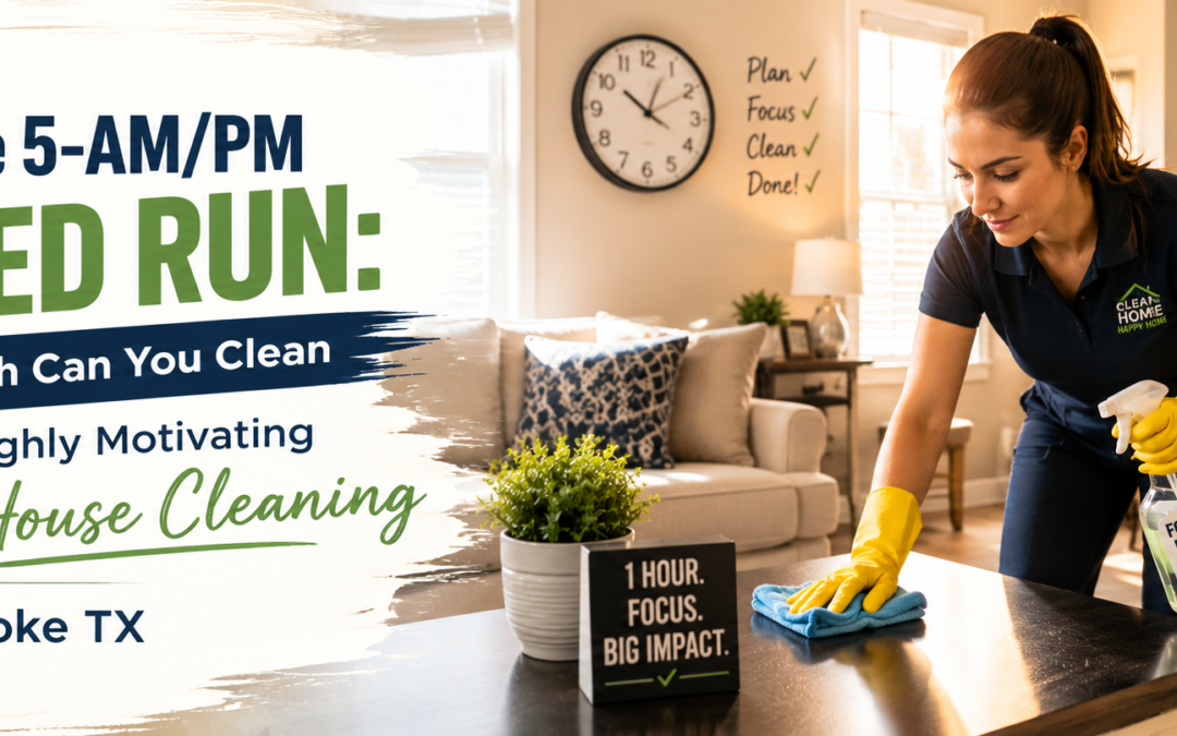 5-AM/PM Speed Run: House Cleaning Roanoke TX