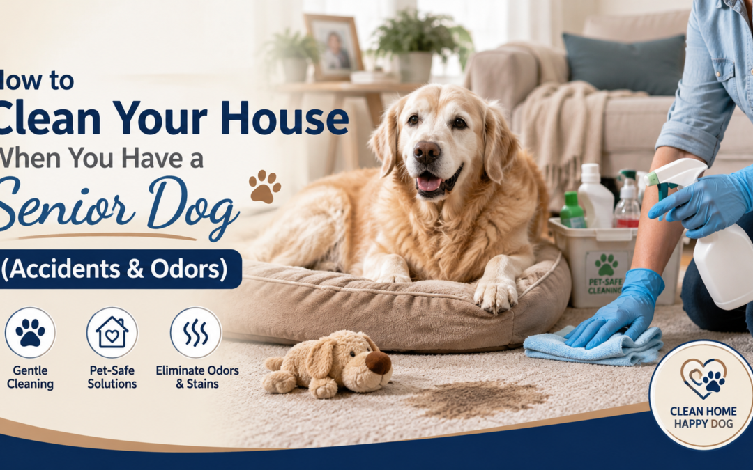 How to Clean Your House With a Senior Dog | Dallas, TX