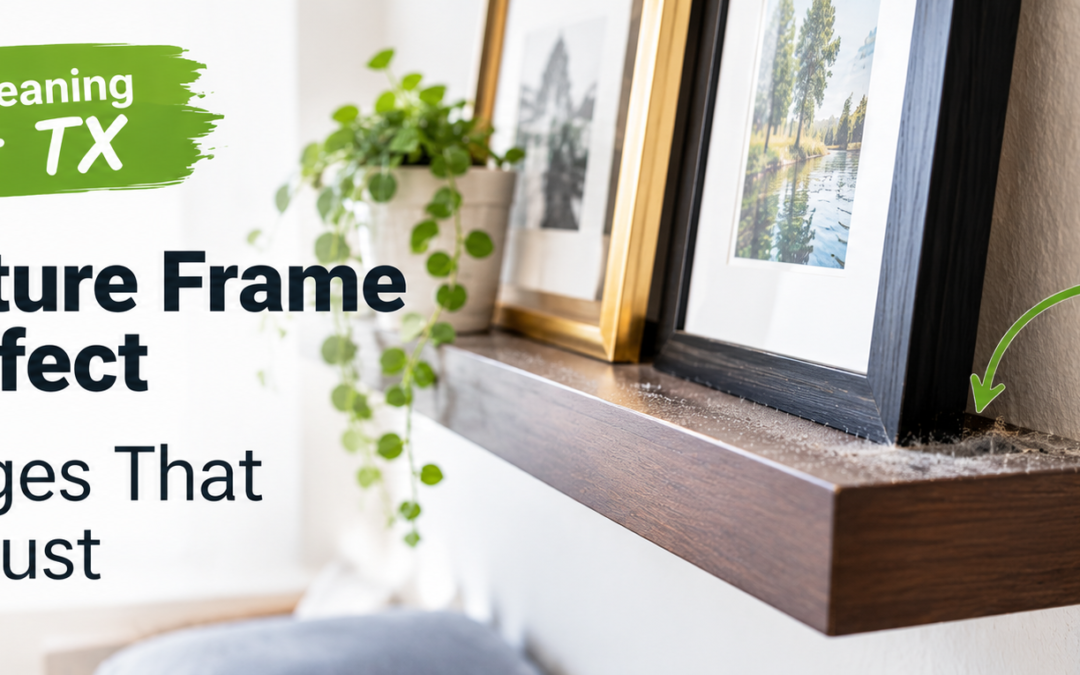 House Cleaning Hurst TX: The Picture Frame Shelf Effect