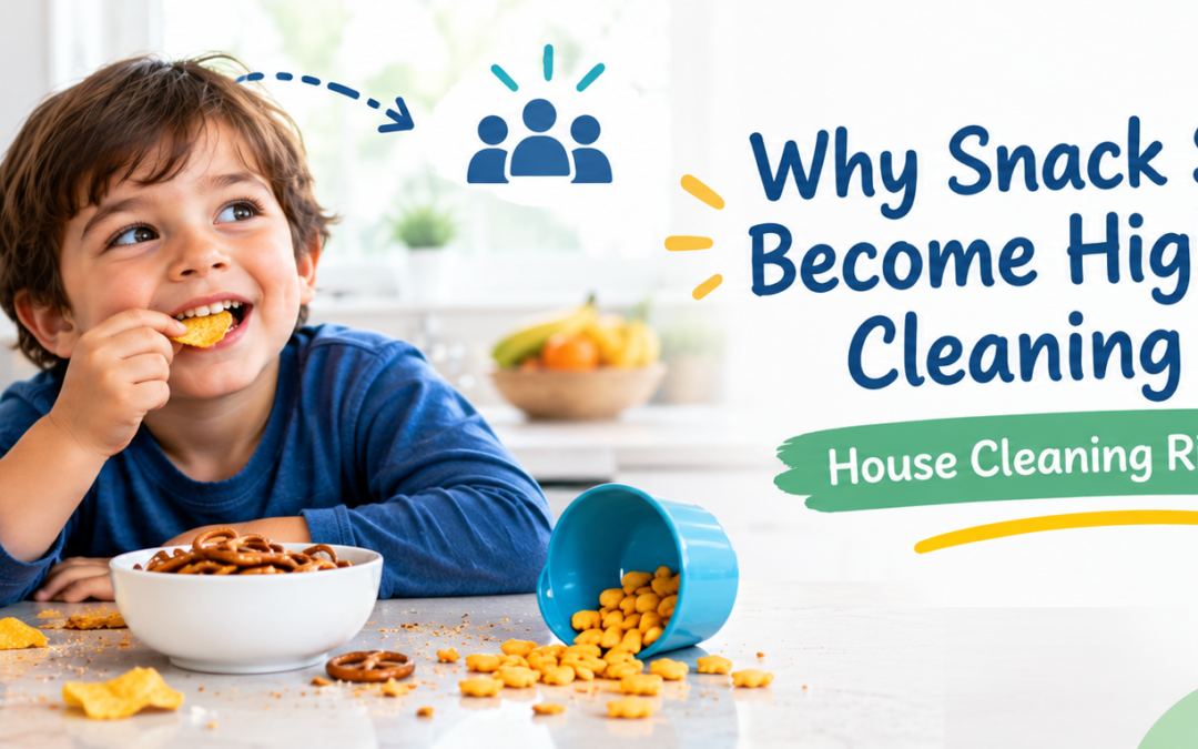 Snack Stations: High-Traffic Cleaning Zones | House Cleaning Richardson TX